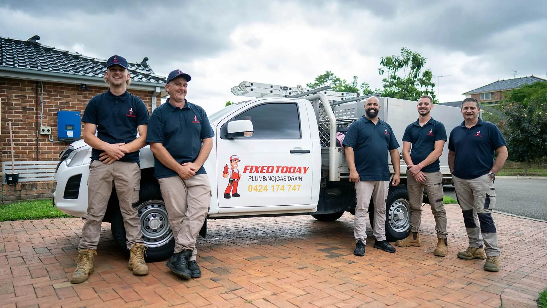 Sydney Hot Water and Plumbing team with service van